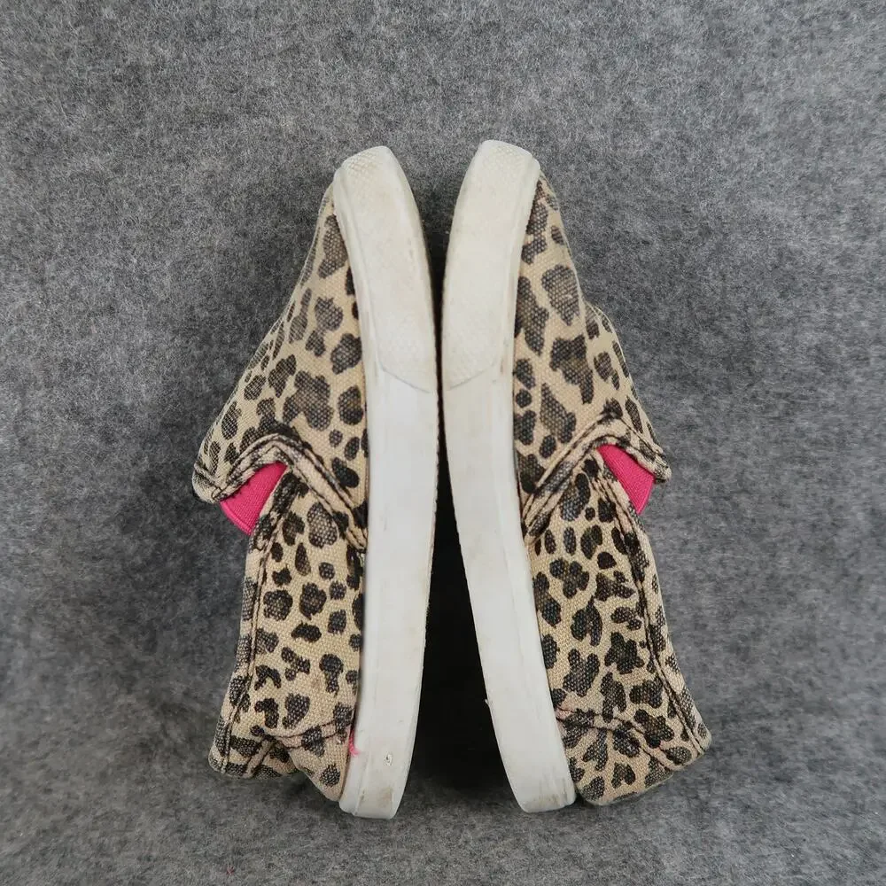 Swiggles Shoes Toddler 9 Sneakers Leopard Animal Print Casual Flat Slip On Kids